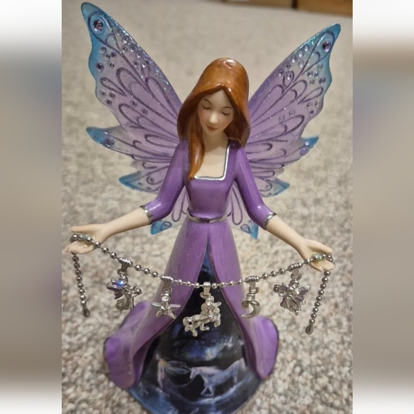 Bradford Editions "Believe" Jeweled Charm Angel Figurine 2007 - Picture 1 of 6